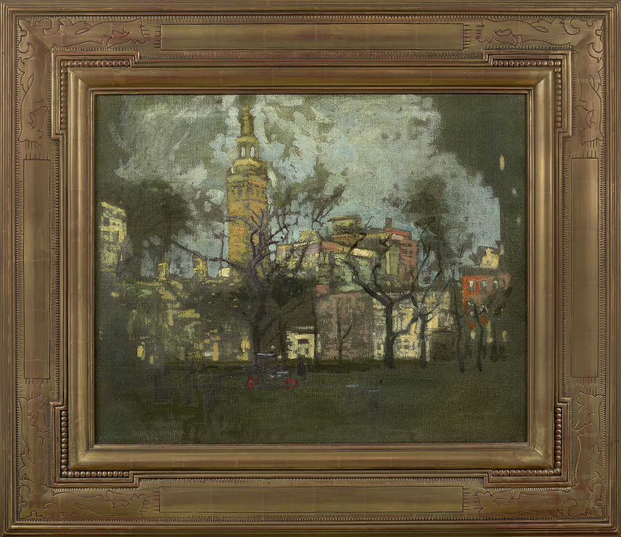 Cornoyer-Madison Square Garden at Night