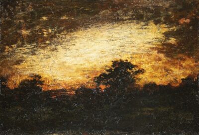 Landscape Silhouette at Twilight