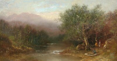 Landscape with Figures and Boat