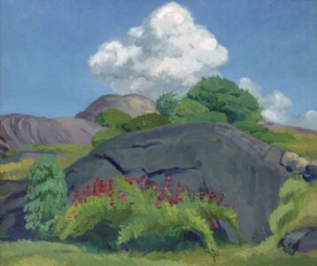 White Cloud and Rock