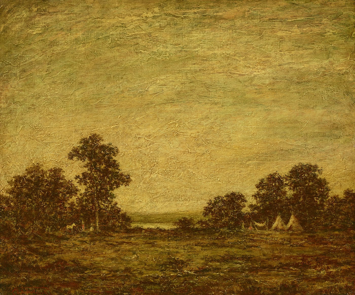 Blakelock-Indian Encampment