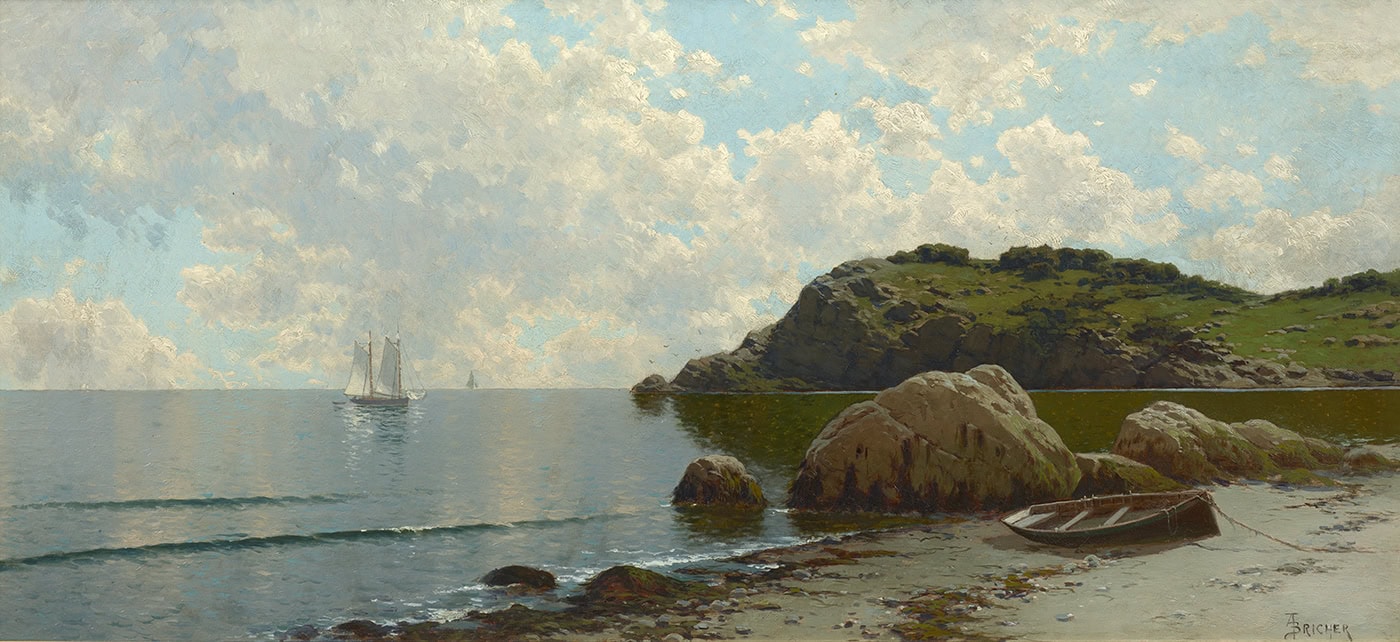 A Bright Afternoon-Alfred Thompson Bricher