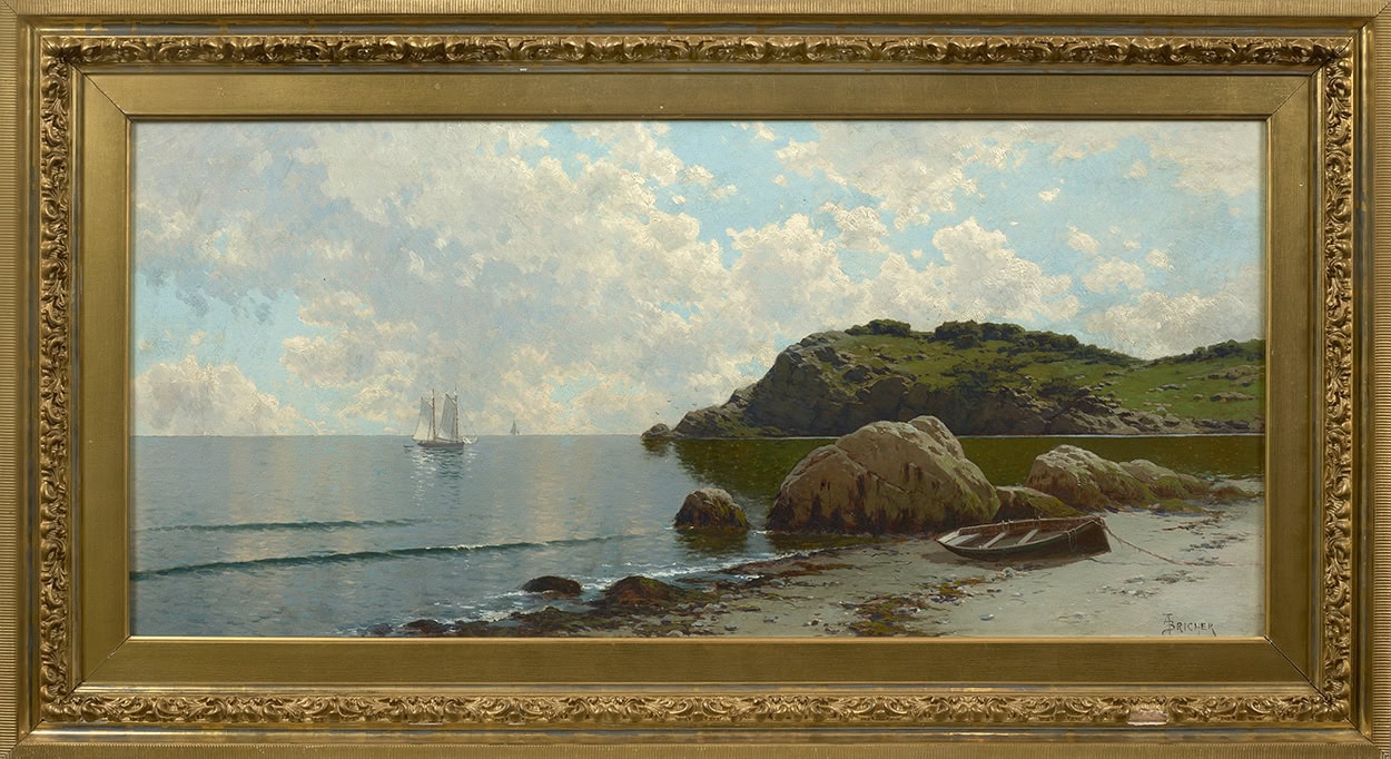 A Bright Afternoon-Alfred Thompson Bricher