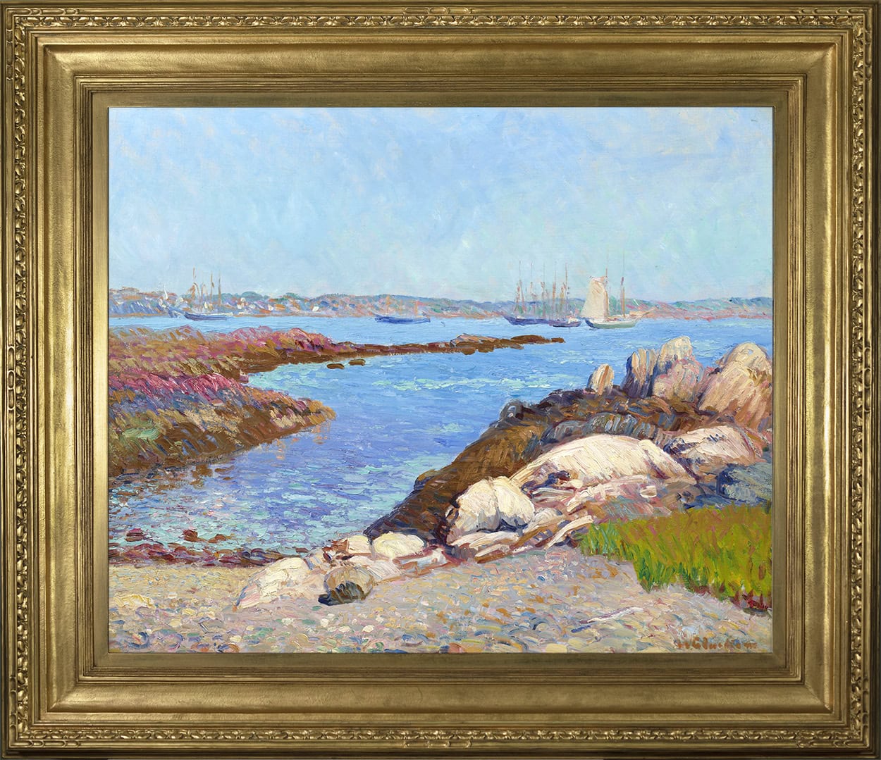 Portsmouth Harbor, New Hampshire-William Glackens
