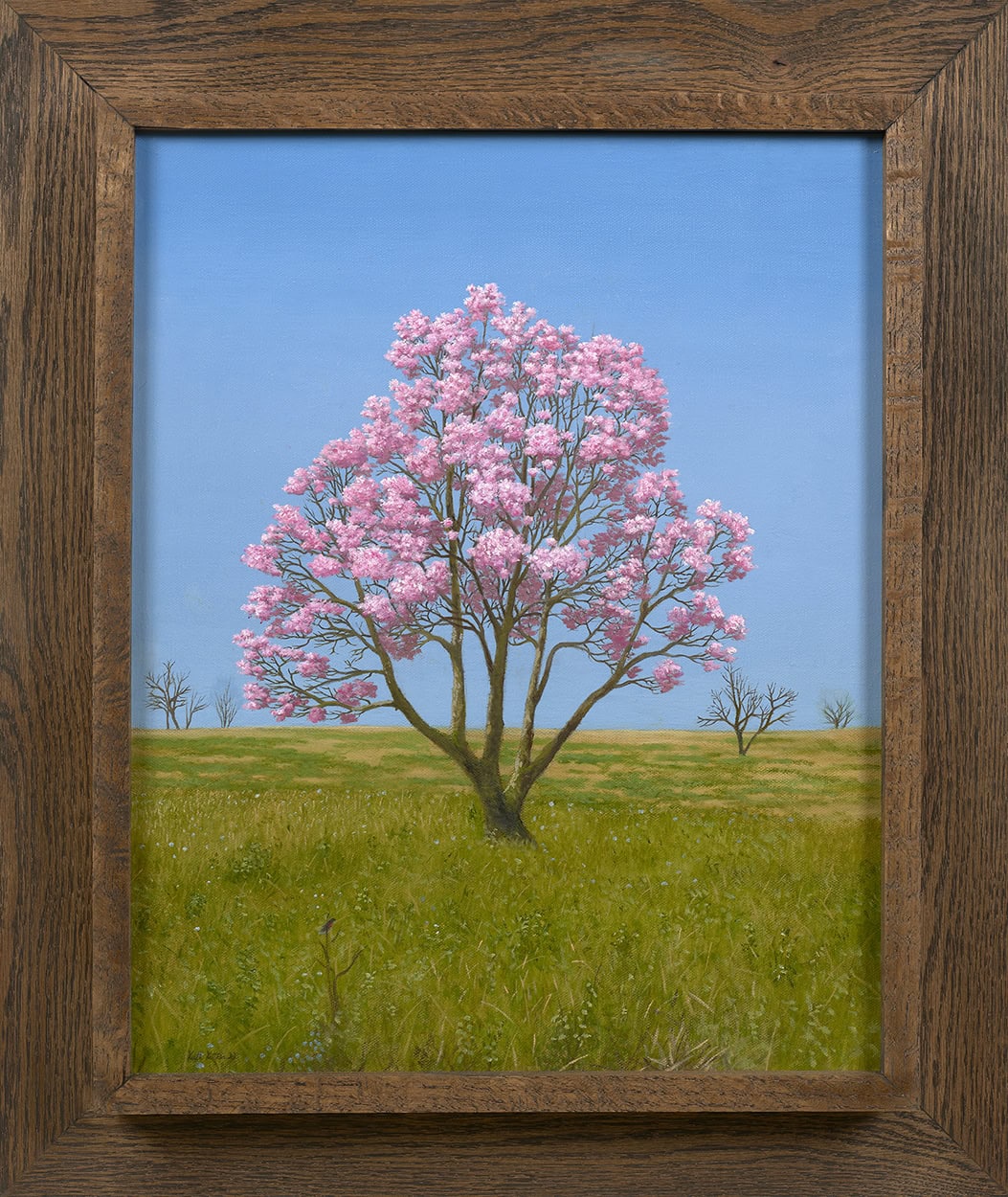 Framed Painting - Magnolia Tree, 2023 - Keith Kattner (b. 1961)