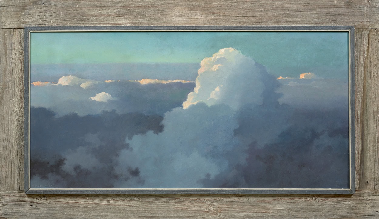 Framed Painting, Cloudscape - Eric Sloane (1905–1985)