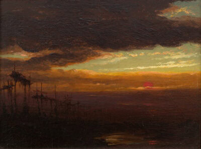 Evening, Sioux Burial Grounds