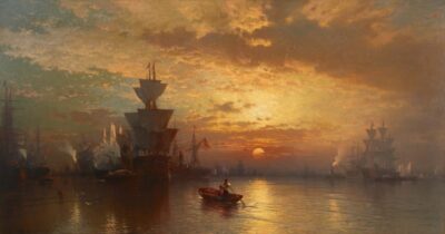 Sunset on New York Bay