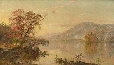 Autumn Lake Scene