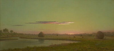 Marsh Scene at Sunset