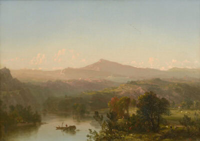 River View with Mountains