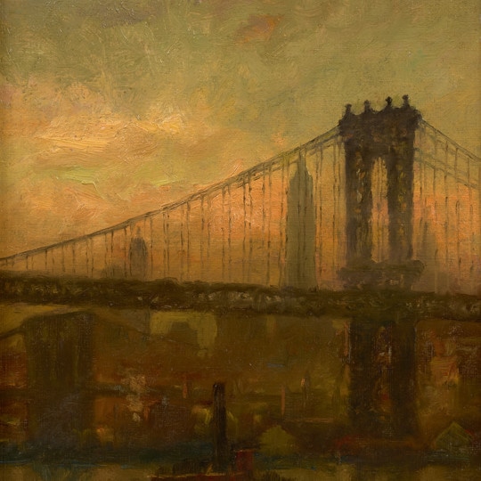 SOLD View of the Manhattan and Brooklyn Bridges