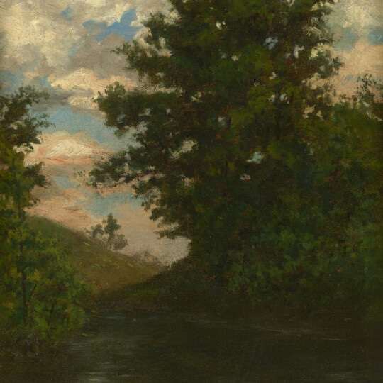 Trees by a Stream