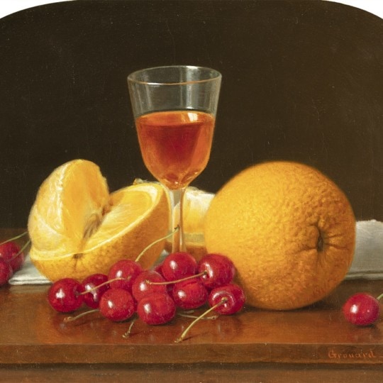Still Life with Citrus and Cherries