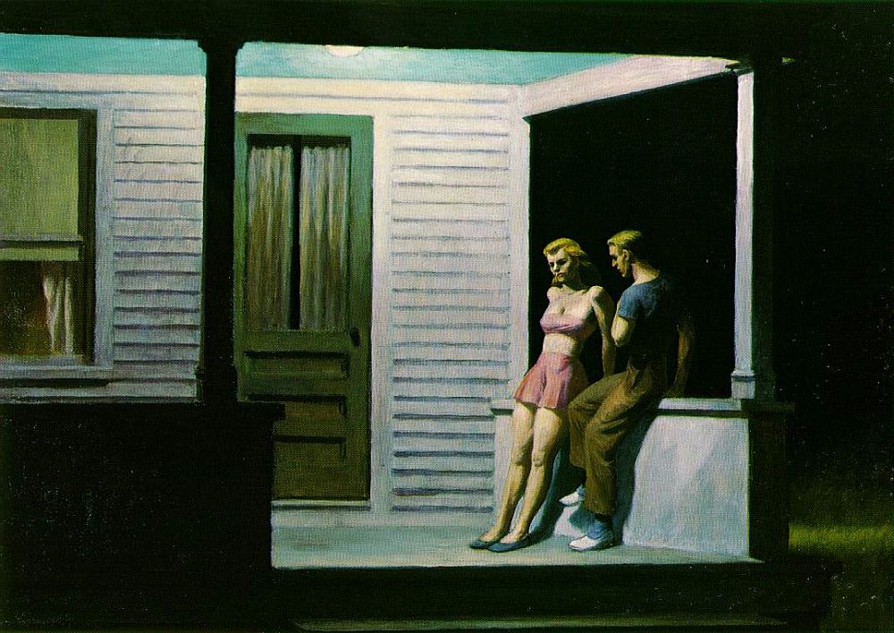 Edward Hopper Summer Evening