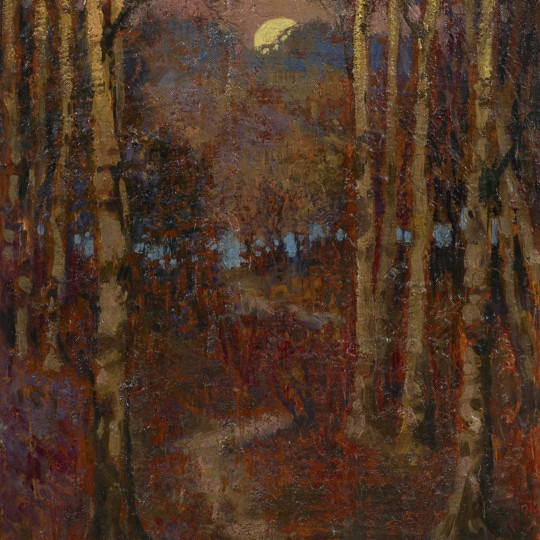 Moonrise, Birch Grove
