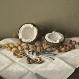Tabletop with Coconut and Nuts