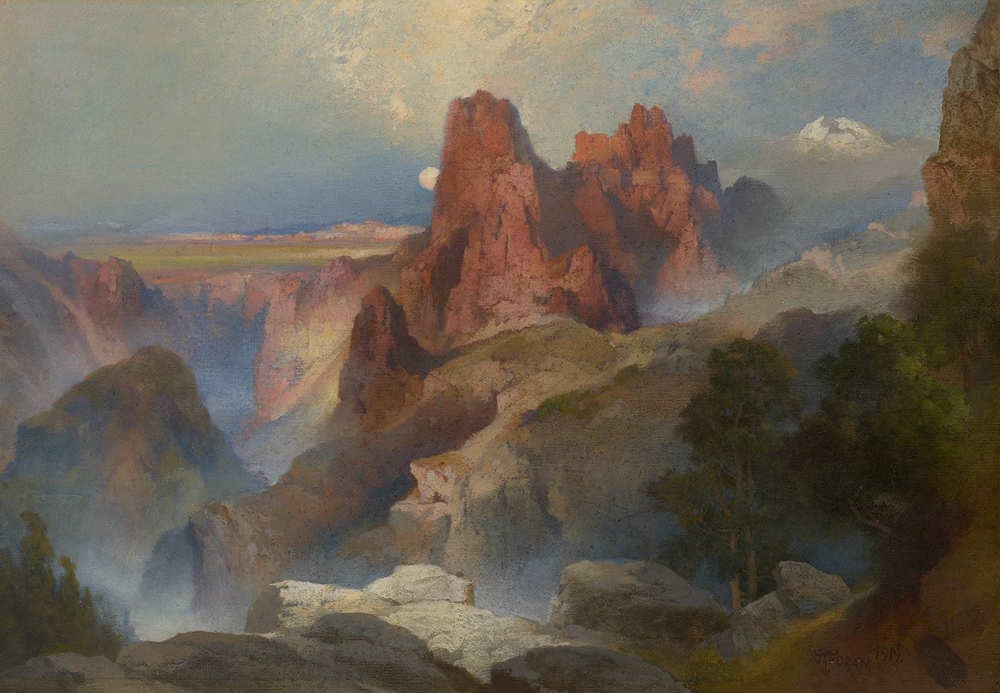 Moran-Grand Canyon, 1919