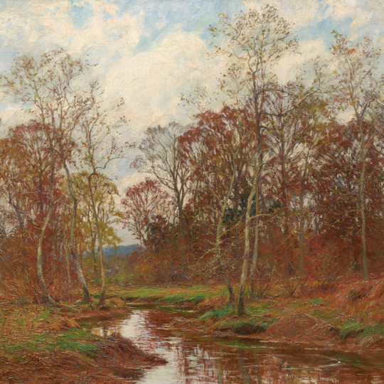 River Landscape, Autumn