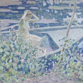 Nymph in a Boat