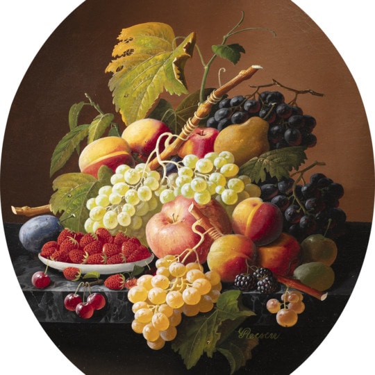 Still Life of Fruits on a Table