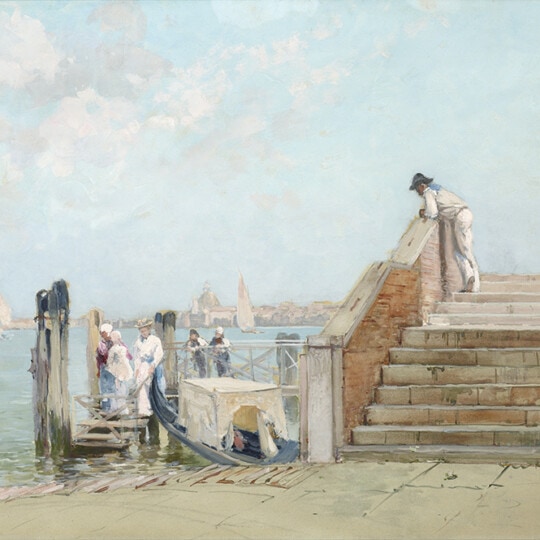 Venice (A View from the Ponte Sant’ Eufemia on the Giudecca)