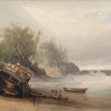 Brown-Wreck on Jewels Island