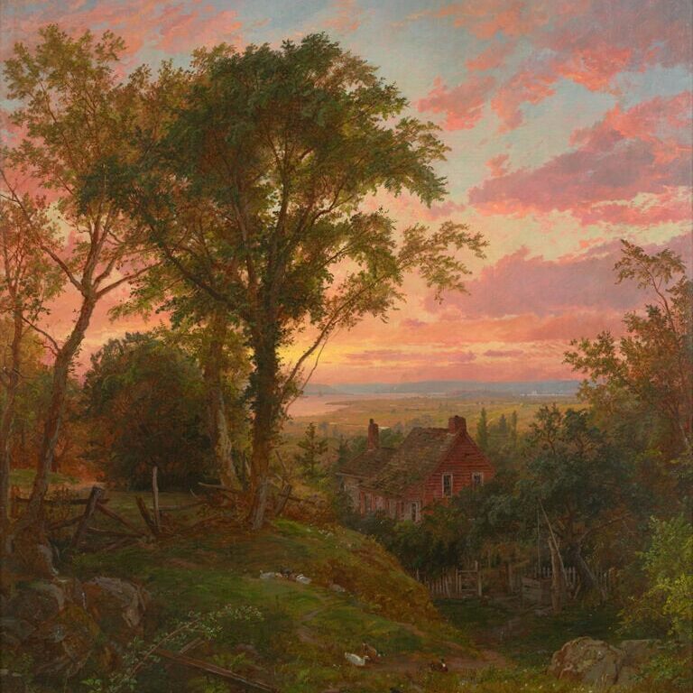 Cropsey-The Old Home, Warwick, New York