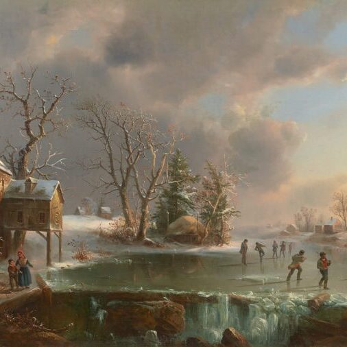 Gignoux-Skaters on a Frozen Pond