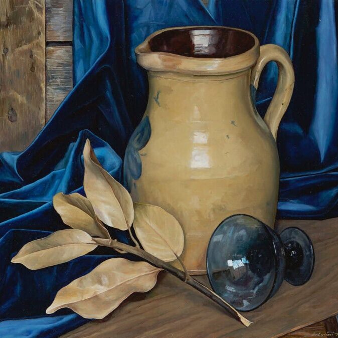Lucioni-Accent on Blue
