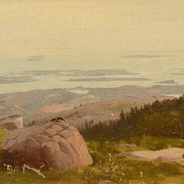 McEntee-Study at Mt. Desert, Maine, 1864