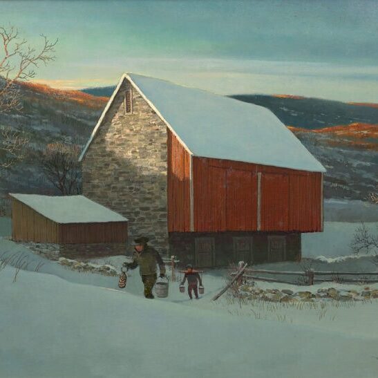 Sloane-Red Winter Barn